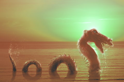 Loch ness - brown green