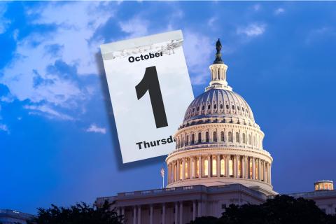 October 1 date looms over the US Capitol