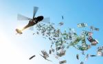 Money falling from the sky