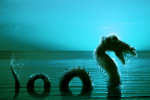 Loch ness - bright blue